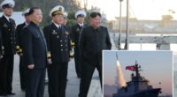 North Korea tests cruise and anti-ship missiles from naval destroyer