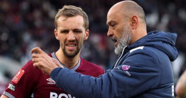 Nuno Espirito Santo was spurned by Nottingham Forest and Tottenham, but his West Ham side could see him serve up Premier League relegation revenge, writes IAN HERBERT