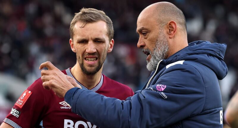Nuno Espirito Santo was spurned by Nottingham Forest and Tottenham, but his West Ham side could see him serve up Premier League relegation revenge, writes IAN HERBERT