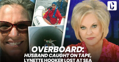 OVERBOARD: HUSBAND CAUGHT ON TAPE, LYNETTE HOOKER LOST AT SEA