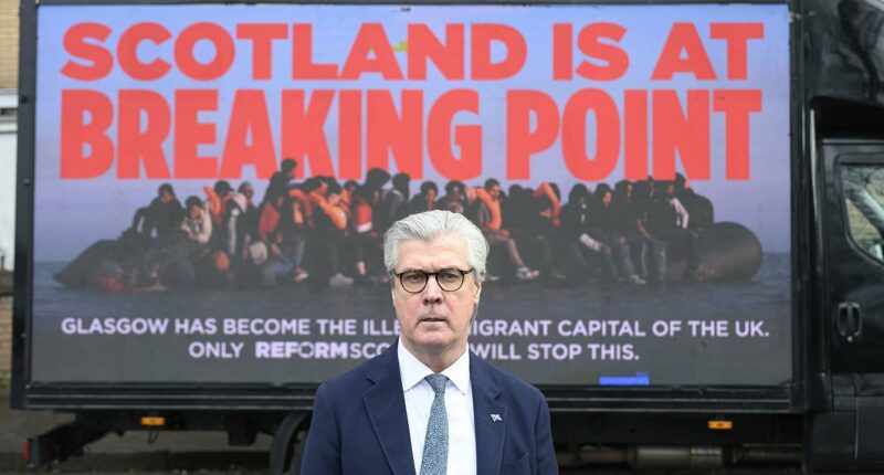 Offord admits to 'bumps in road' in Reform's Scots election campaign