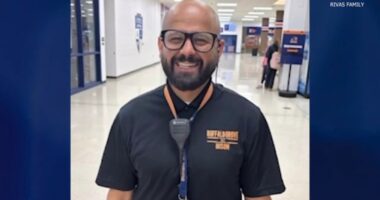 Orlando Rivas dies after trying to shield students from pole in Buffalo Grove High School crash near Dundee Road: officials