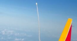 Passenger captures incredible view of Artemis II lunar mission launch