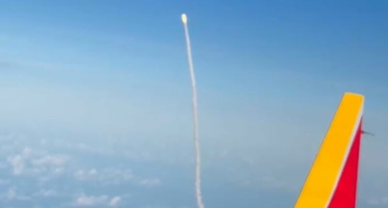 Passenger captures incredible view of Artemis II lunar mission launch