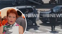 Pauline Hanson, Tony Abbott speak in support of Ben Roberts-Smith following arrest