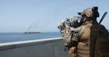 Pentagon posts video of troops boarding ship transporting Iranian oil