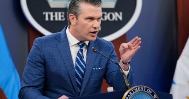 Pete Hegseth scolds reporter who interrupted him at Pentagon press briefing on Iran cease-fire