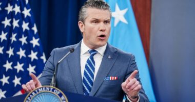 Pete Hegseth warns Iran US military is 'locked and loaded'