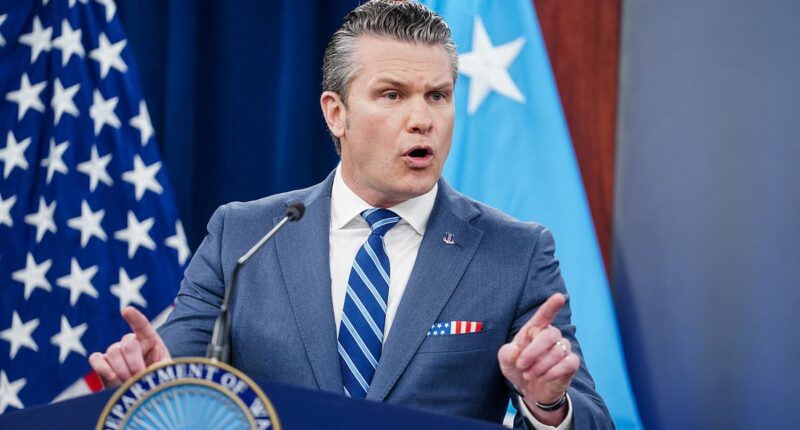 Pete Hegseth warns Iran US military is 'locked and loaded'