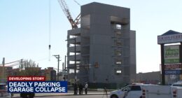 Philadelphia parking garage collapse: 1 dead, 2 missing