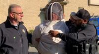 Photos of woman found guilty of setting swam of angry BEES on sheriffs