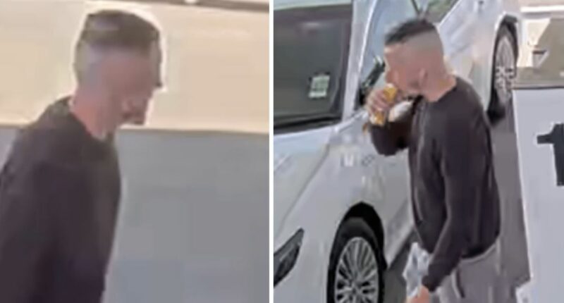 Police hunt man seen on CCTV after cleaner's horror discovery