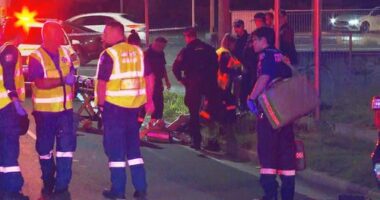 Police injured in night of chaos in Sydney's south-west