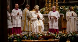 Pope Leo XIV celebrates first Easter vigil, calls for harmony and peace in a world torn by war