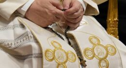 Pope Leo XIV denounces the 'delusion of omnipotence' he says fuels the US-Israeli war in Iran