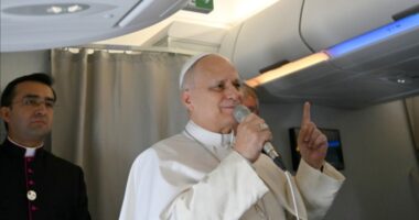 Pope Leo XIV says he does not fear President Donald Trump, citing Gospel as he pushes back in feud over Iran war