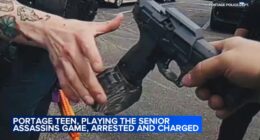 Portage, Indiana 'senior assassins' game: Adrian Williams facing felony charge for intimidation near Planet Fitness, police say