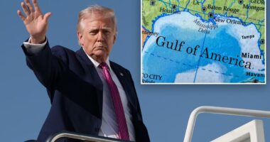 President Trump riffs about naming the 'Gulf of America' after himself