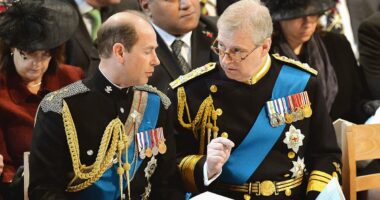 Prince Edward visited Andrew over Easter because he was worried about his mental state after Epstein files arrest