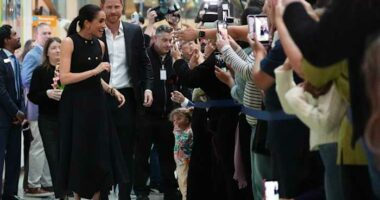 Prince Harry and Meghan arrive in Australia for a low-key, privately funded visit