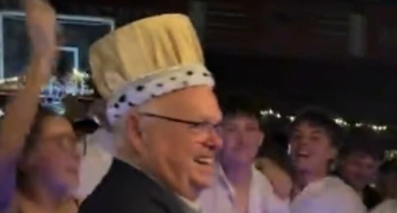 Principal crowned prom king after taking a bullet by school shooter