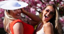 Racegoers show some Grand style as they dress up ahead of the National