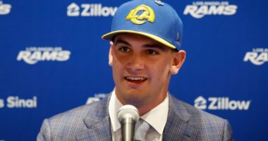 Rams' newly drafted QB texted with Matthew Stafford's WIFE but not him