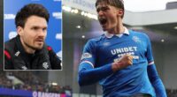 Rangers boss Danny Rohl reveals that  'serious' injury could rule striker Ryan Naderi out of title run-in