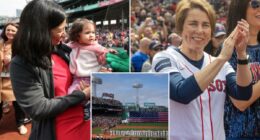 Red Sox fans boo Gov. Healey Mayor Wu at Fenway Park opening day