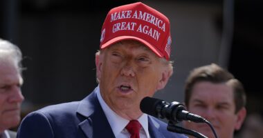 Revealed: A THIRD of young Britons would vote for Donald Trump over Kamala Harris in the US election - with the former president commanding his highest level of support in one surprising location