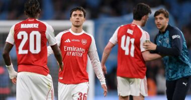 Revealed: The ELEVEN Arsenal players who have dropped out of international duty due to injury - after Thomas Tuchel admitted he was 'worried' about Gunners star