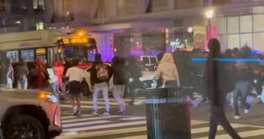 Ritzy DC neighborhood overrun by huge mob of feral teens AGAIN