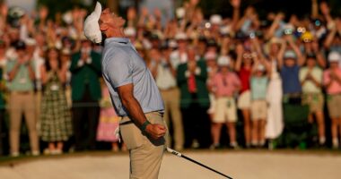 Rory McIlroy defends his Masters title, joining Jack Nicklaus, Nick Faldo and Tiger Woods with back-to-back wins