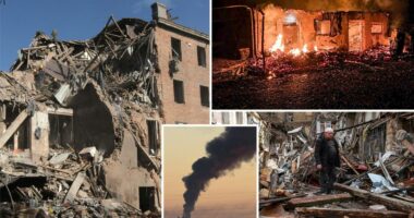 Russia launches one of its largest attacks of the war, killing at leastÂ 10 Ukrainian civilians and wounding 73 others: âVile war crimeâ