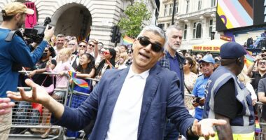 Sadiq Khan spent £200,000 of taxpayers' cash on Pride events in 2025