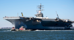 Sailors injured after fire breaks out on aircraft carrier USS Eisenhower during shipyard maintenance