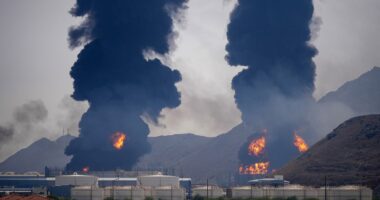 Satellites reveal how drones bombed US bases