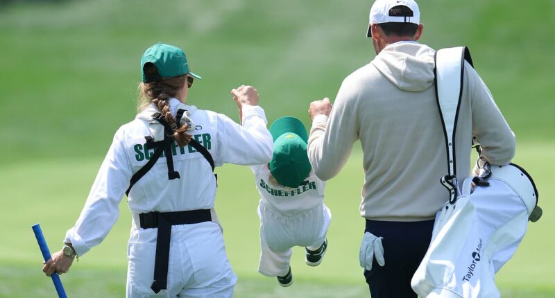 Scottie Scheffler's wife makes surprise appearance at Masters Par 3 contest 12 days after giving birth