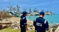 Searchers find body of 1 of 6 missing crew members from ship that overturned during typhoon near Northern Mariana Islands