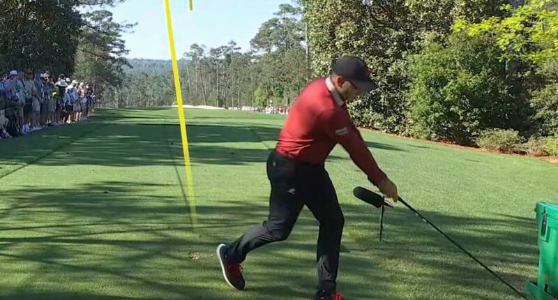Sergio Garcia smashes his driver in furious Masters meltdown