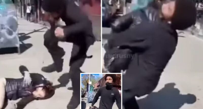 Sickening video shows NYC teen stomp on girl's head -- after she refused to give him her number
