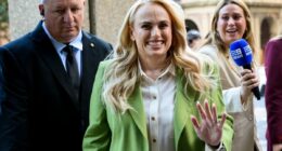 Sinister messages sent by GREAT DANE to star of Rebel Wilson's film