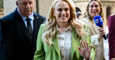 Sinister messages sent by GREAT DANE to star of Rebel Wilson's film