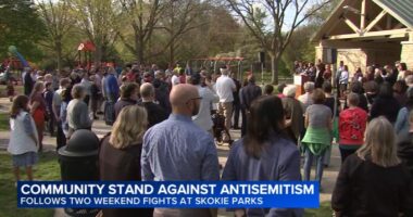 Skokie rally seeks to take stand against antisemitism after alleged incidents at Central, Lorel parks