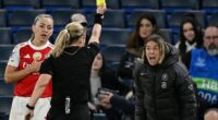 Sonia Bompastor sent off after hair-pull controversy in Chelsea's Champions League defeat to Arsenal - as Gunners march through to semi-final