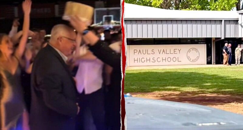 Students crown Oklahoma hero principal prom king weeks after he stopped attempted school shooting