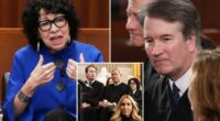 Supreme Court Sotomayor regrets hurtful remarks aimed at Kavanaugh