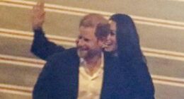 Sussexes are all smiles as they touch down in Sydney for last leg of 'cosplay royal' tour ahead of Meghan's appearance at £1,400 'girls' weekend' retreat