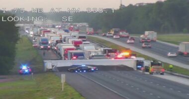 TRAFFIC ALERT: Overturned semi on I-75 northbound causes road closure in Sumter County