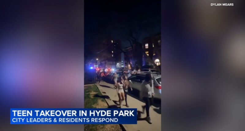Teen takeover Chicago video: Girl arrested, cars vandalized during Hyde Park takeover; Police Supt. Larry Snelling weighs in